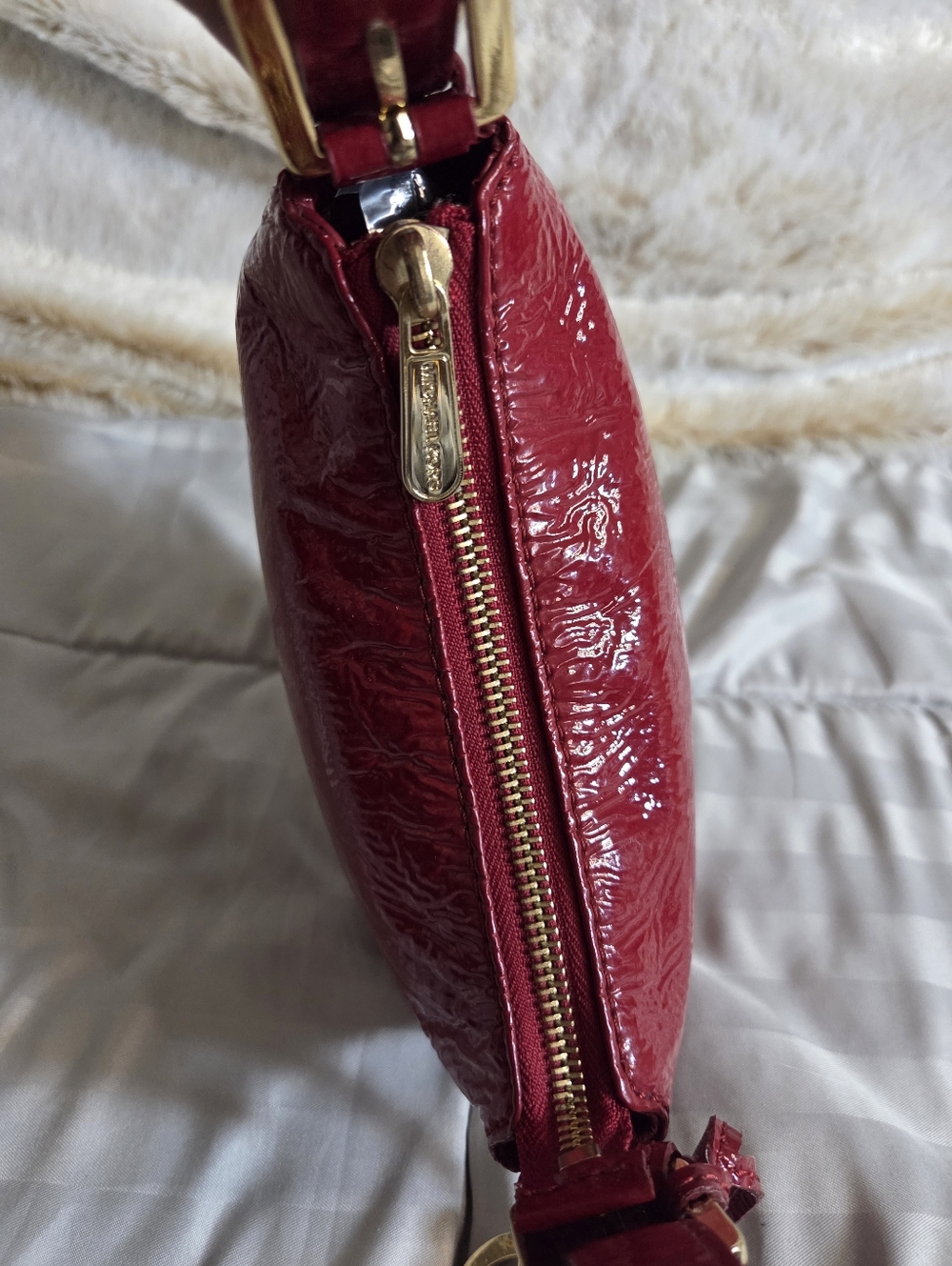 Michael Kors Patent Leather Mini Handbag - Picture 6 of 11